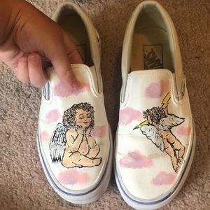 custom painted cherub vans